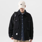 Farbige Oversize-Jeansjacke für Herren